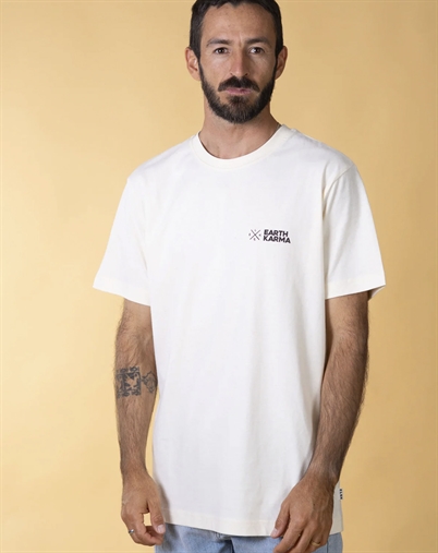 Elsk - Earth Karma Brushed T-Shirt - Off White 
